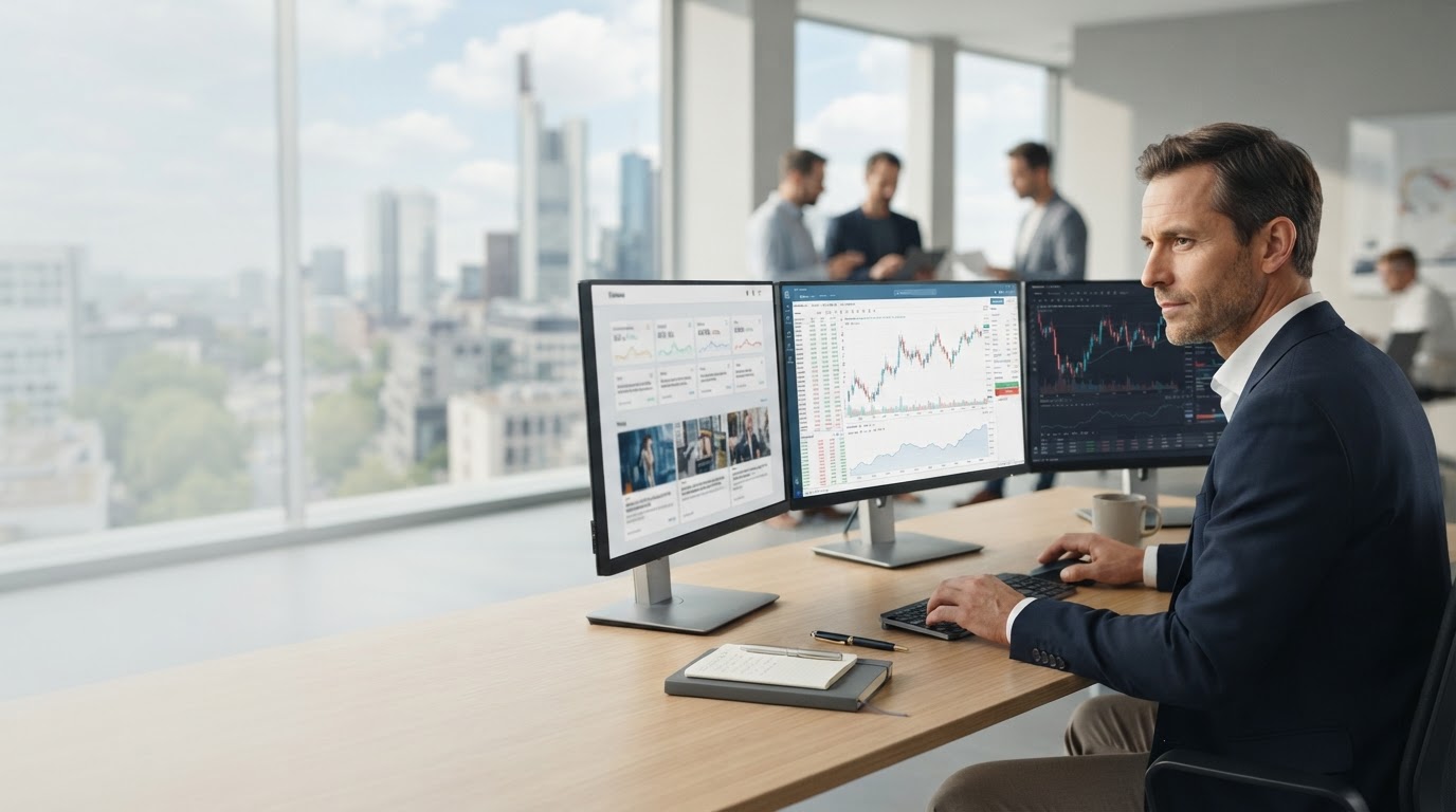 Trading Elevate AI dashboard interface showing portfolio analysis